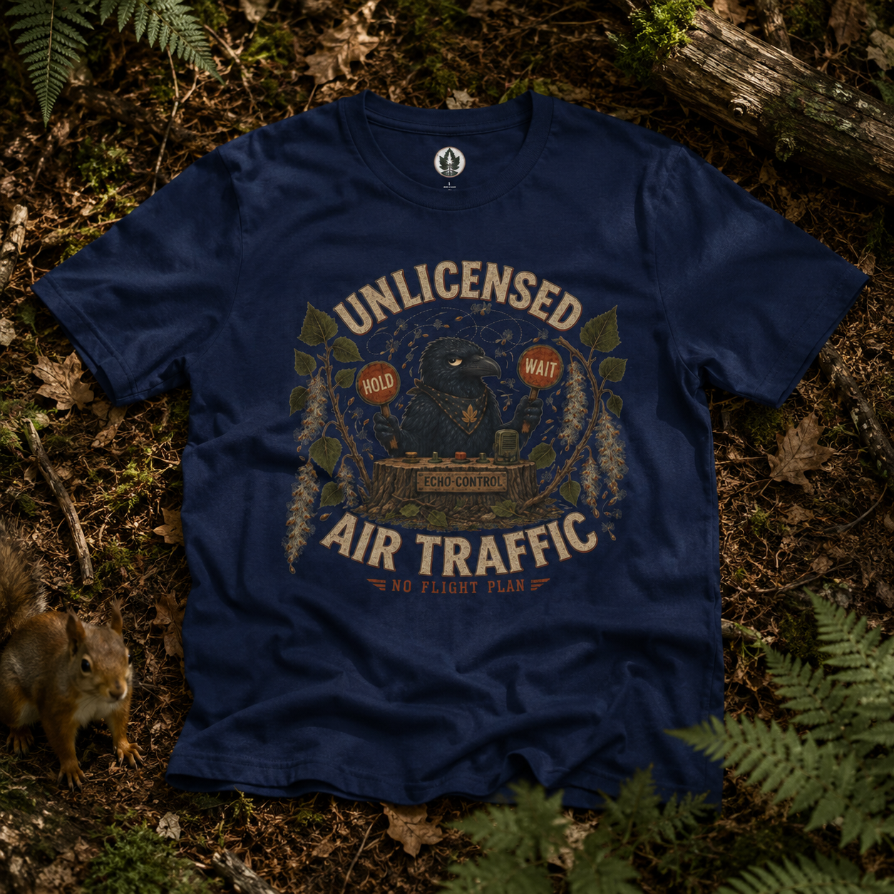 Unlicensed Air Traffic Otto and Echo T‑Shirt