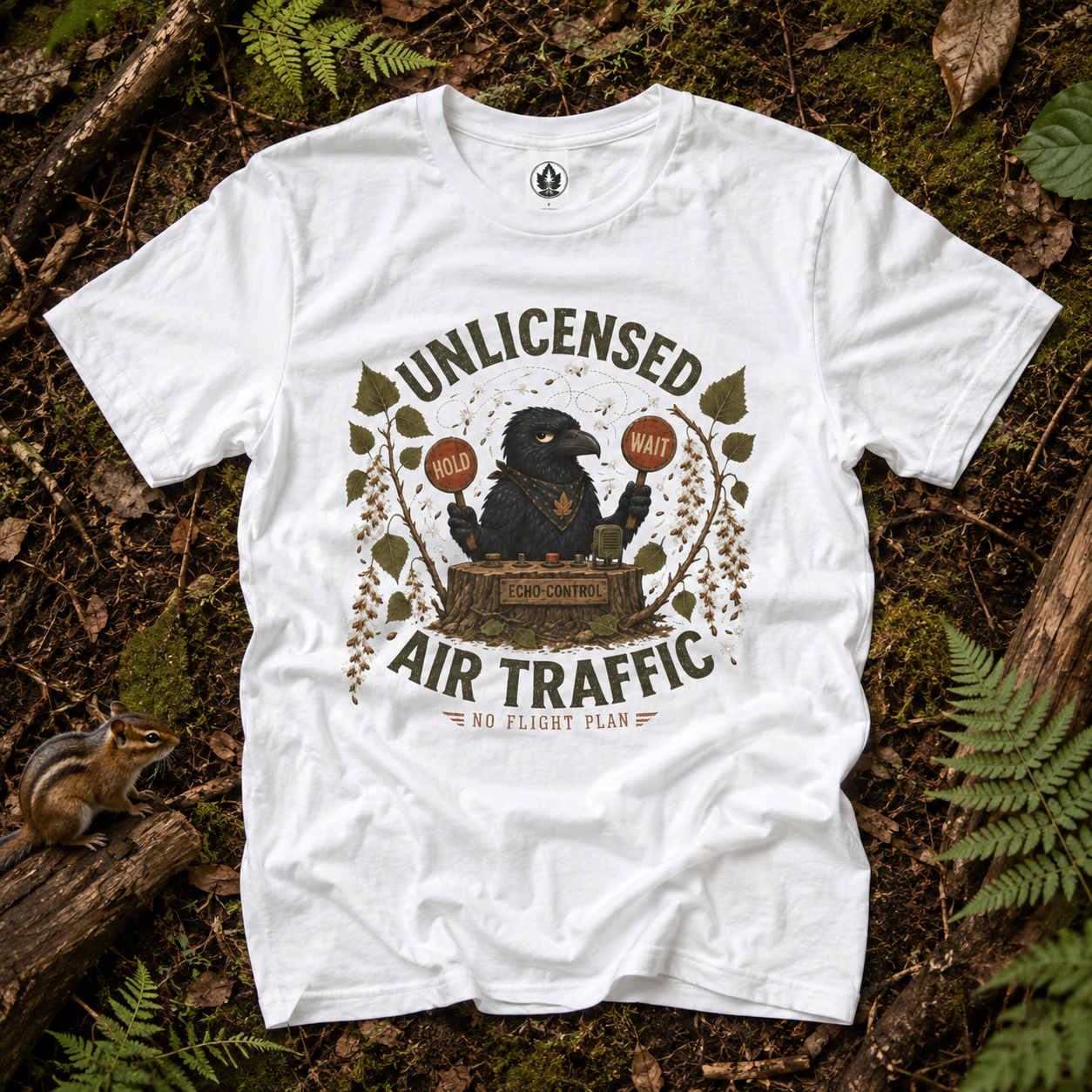 Unlicensed Air Traffic Otto and Echo T‑Shirt