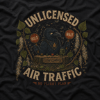 Unlicensed Air Traffic Otto and Echo T‑Shirt