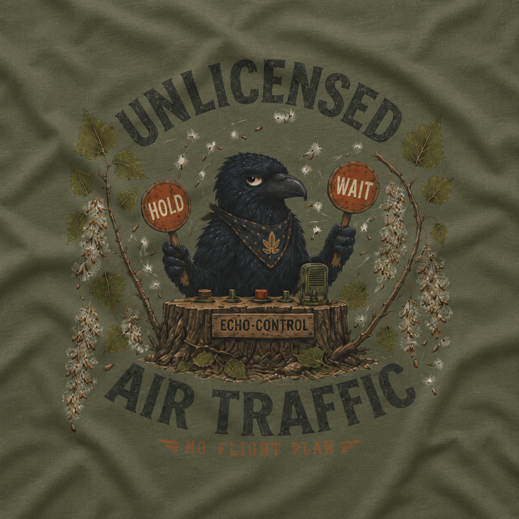 Unlicensed Air Traffic Otto and Echo T‑Shirt