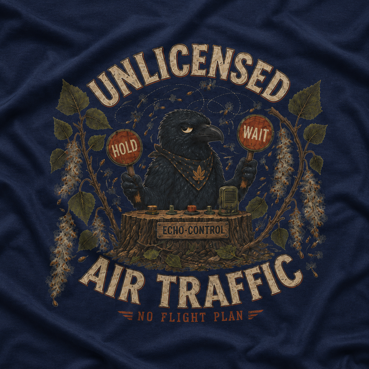 Unlicensed Air Traffic Otto and Echo T‑Shirt