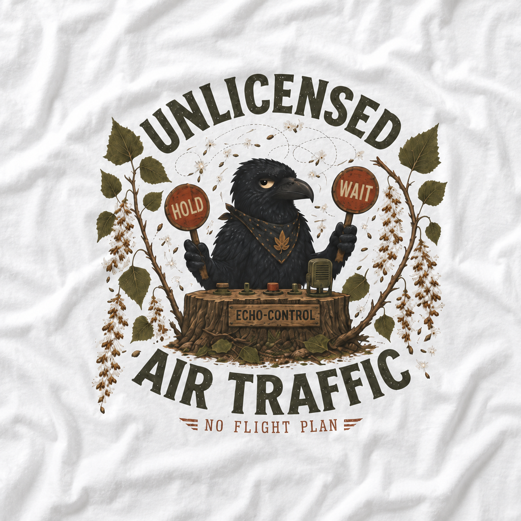 Unlicensed Air Traffic Otto and Echo T‑Shirt