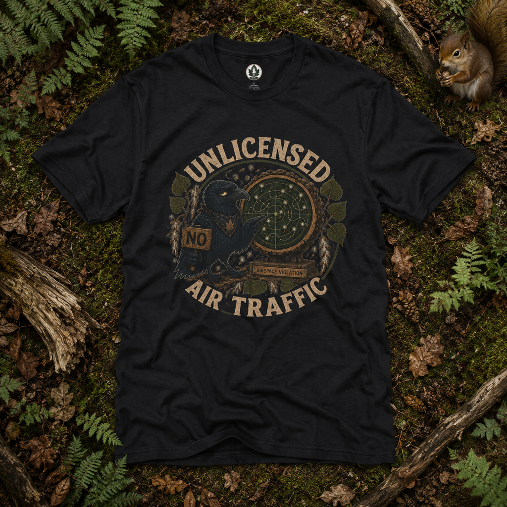 Unlicensed Air Traffic Version 2 Otto and Echo T‑Shirt