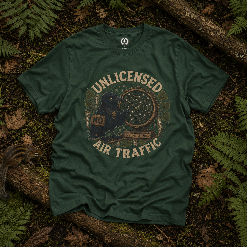 Unlicensed Air Traffic Version 2 Otto and Echo T‑Shirt