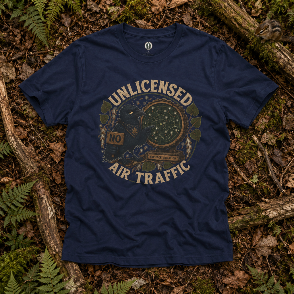 Unlicensed Air Traffic Version 2 Otto and Echo T‑Shirt