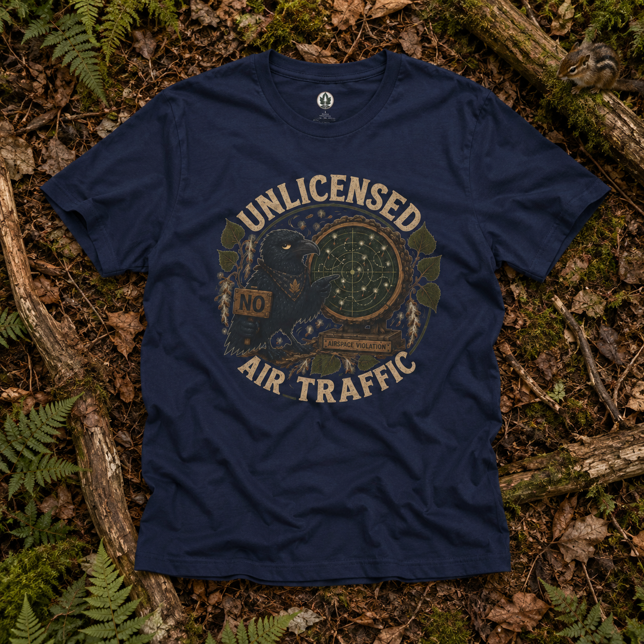 Unlicensed Air Traffic Version 2 Otto and Echo T‑Shirt