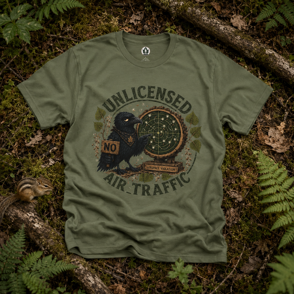 Unlicensed Air Traffic Version 2 Otto and Echo T‑Shirt