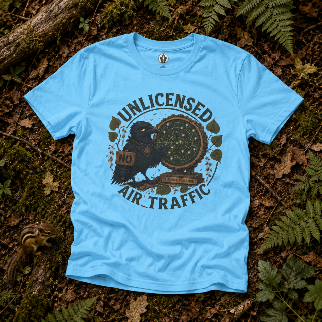 Unlicensed Air Traffic Version 2 Otto and Echo T‑Shirt