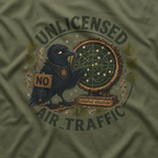 Unlicensed Air Traffic Version 2 Otto and Echo T‑Shirt