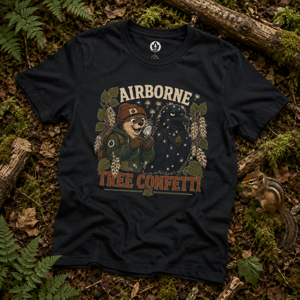 Airborne Tree Confetti Otto and Echo T‑Shirt