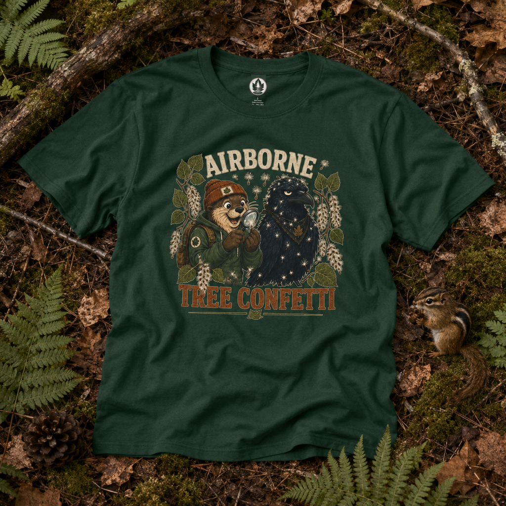 Airborne Tree Confetti Otto and Echo T‑Shirt