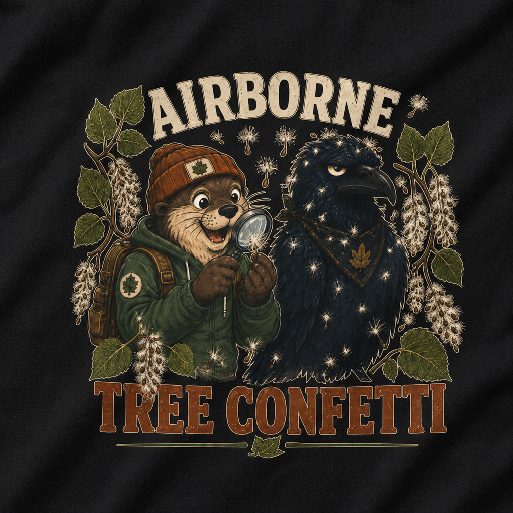 Airborne Tree Confetti Otto and Echo T‑Shirt