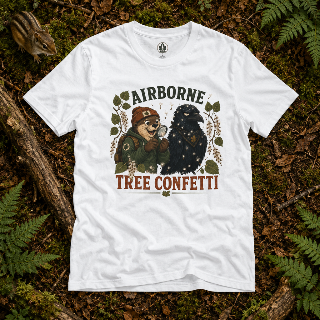 Airborne Tree Confetti Otto and Echo T‑Shirt