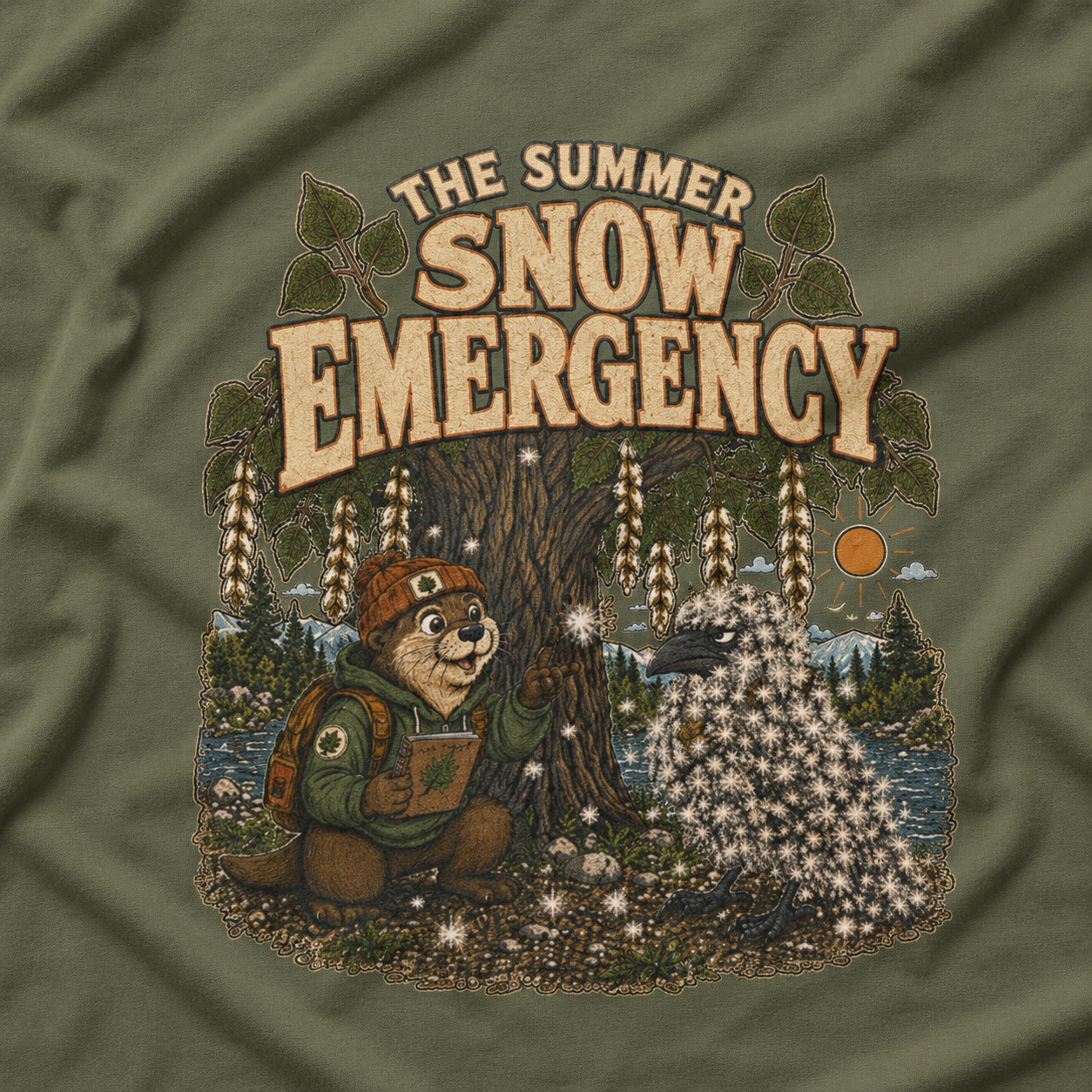 The Summer Snow Emergency Otto and Echo T‑Shirt