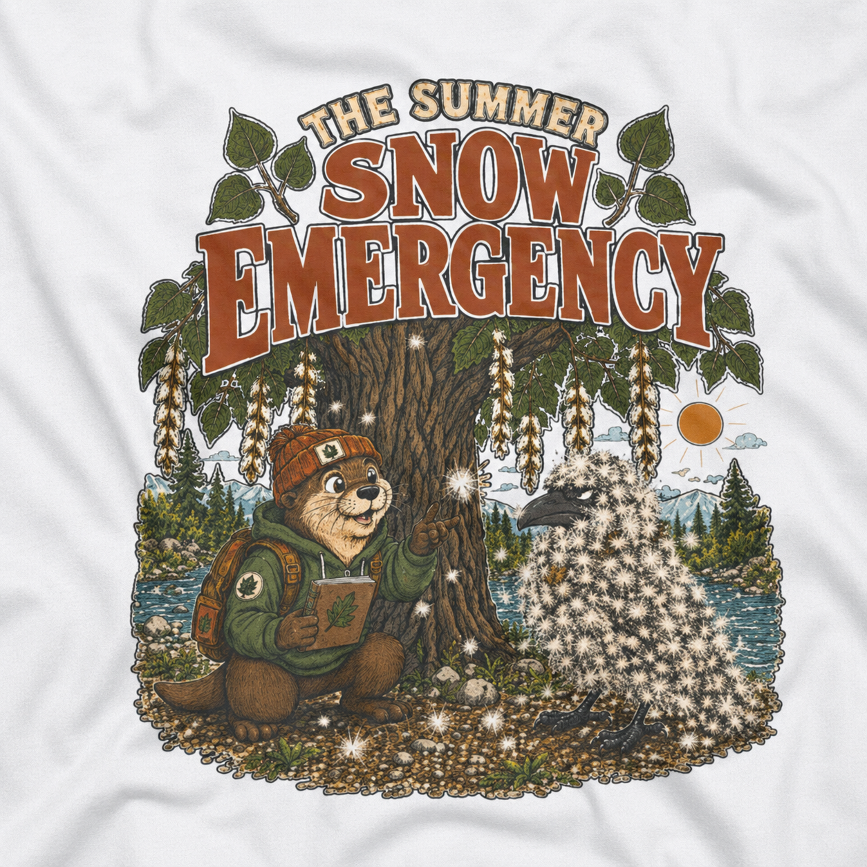 The Summer Snow Emergency Otto and Echo T‑Shirt