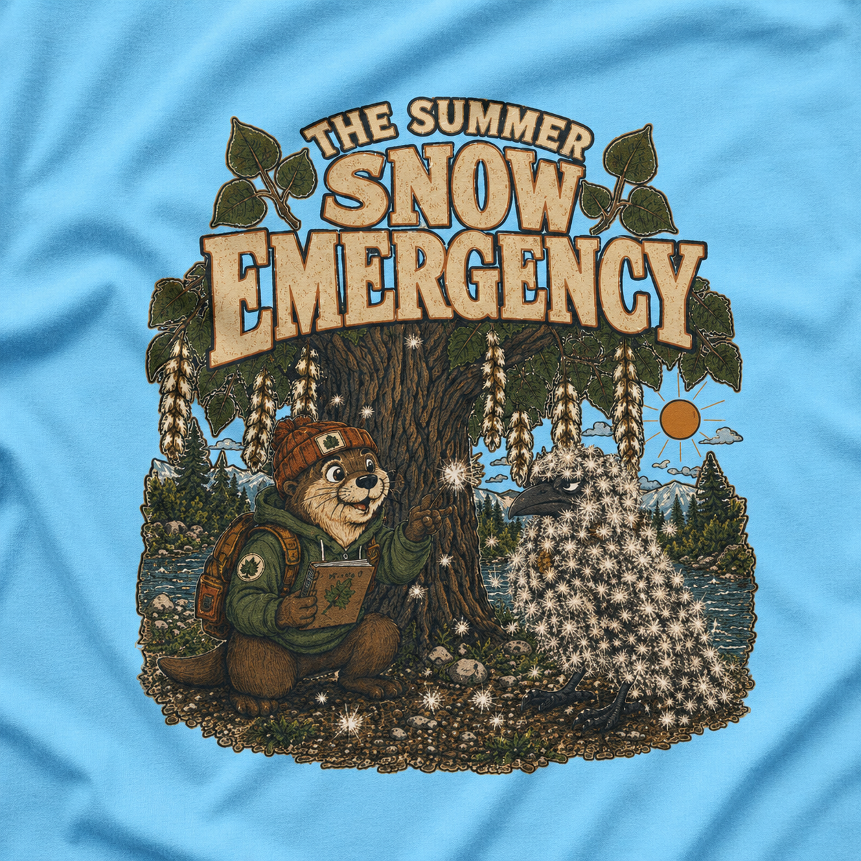 The Summer Snow Emergency Otto and Echo T‑Shirt