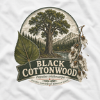Black Cottonwood, Populus trichocarpa T‑Shirt