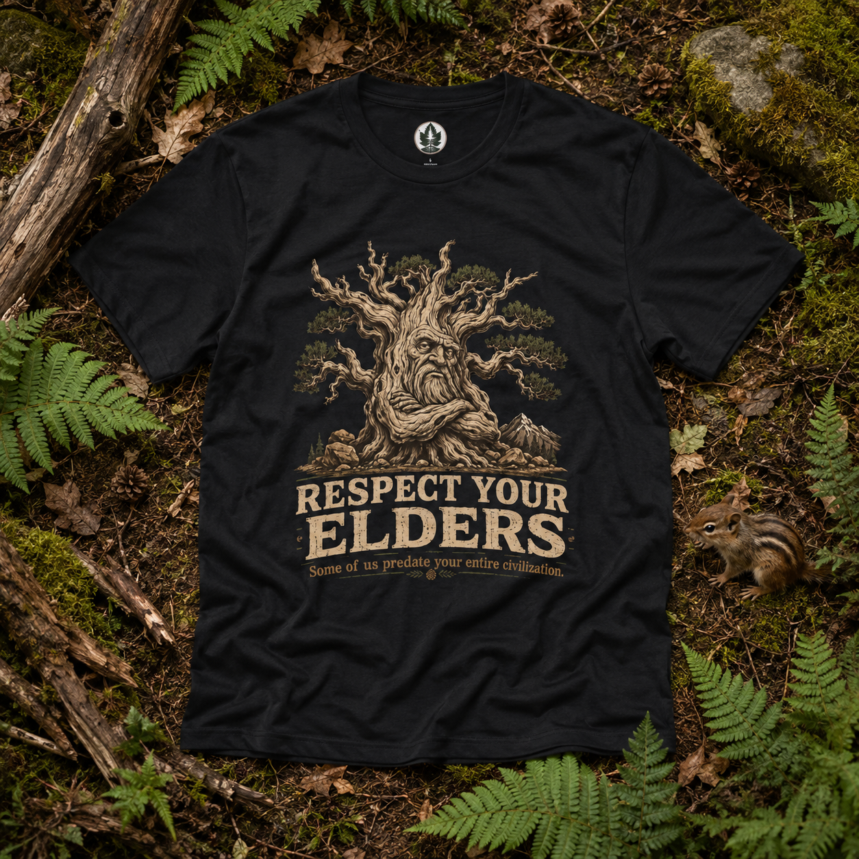 Respect Your Elders, Some of US Predate Your Entire Civilization Version 2 T‑Shirt