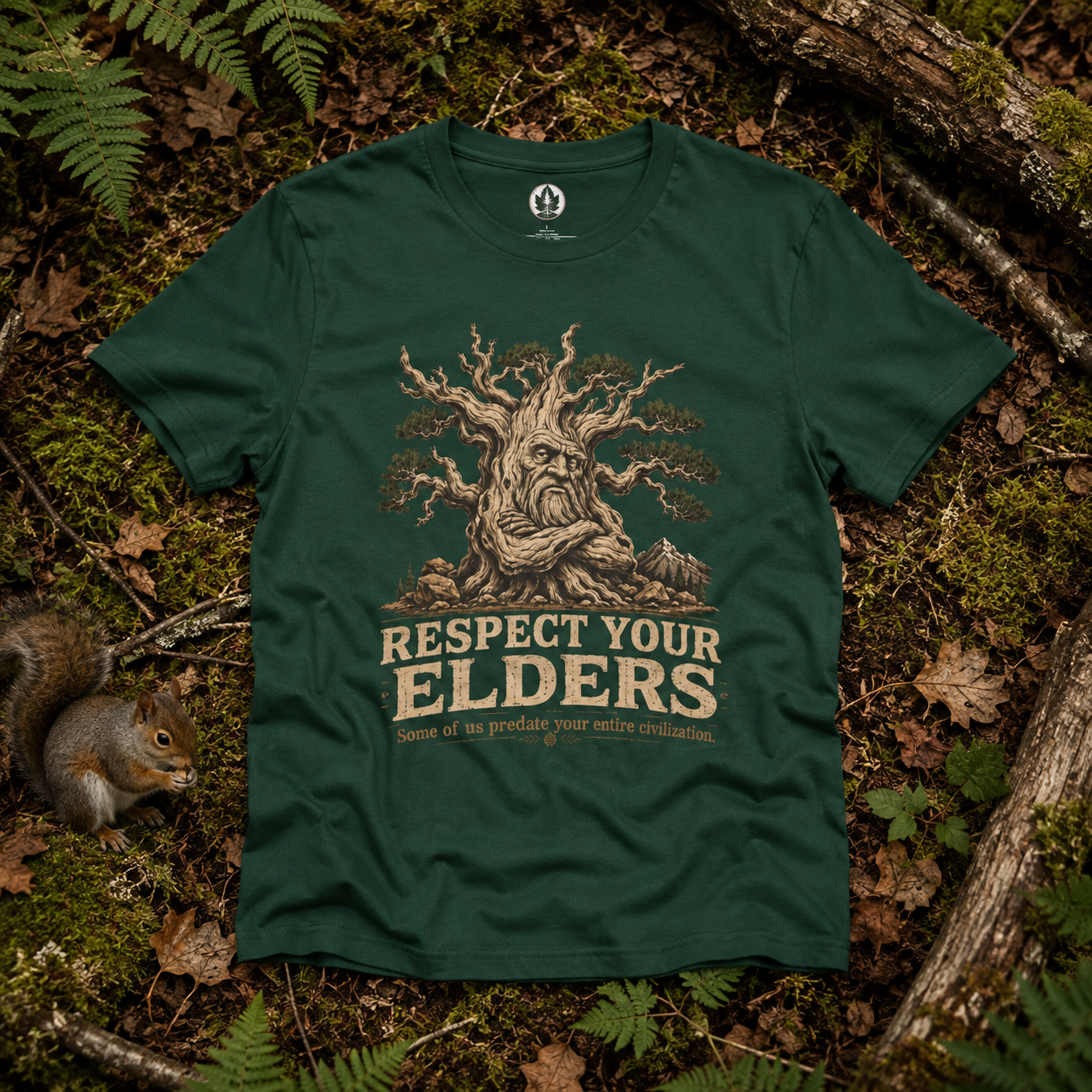 Respect Your Elders, Some of US Predate Your Entire Civilization Version 2 T‑Shirt