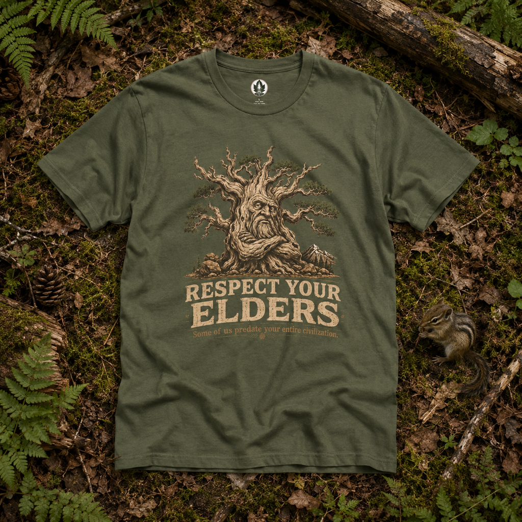Respect Your Elders, Some of US Predate Your Entire Civilization Version 2 T‑Shirt