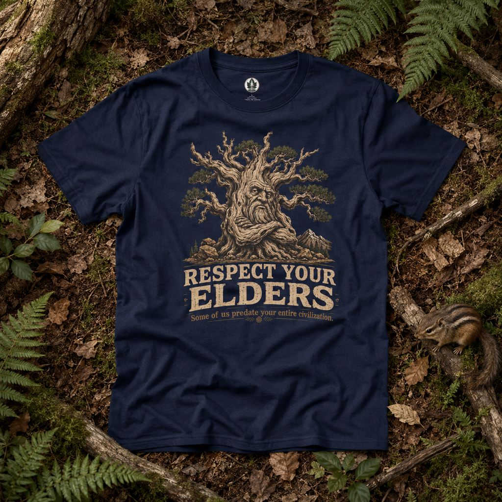 Respect Your Elders, Some of US Predate Your Entire Civilization Version 2 T‑Shirt