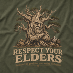 Respect Your Elders, Some of US Predate Your Entire Civilization Version 2 T‑Shirt