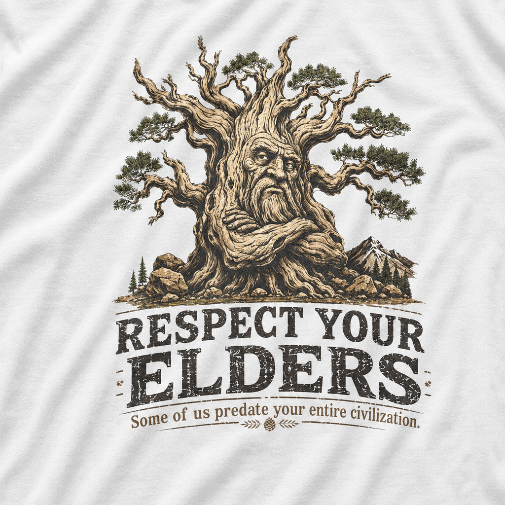 Respect Your Elders, Some of US Predate Your Entire Civilization Version 2 T‑Shirt