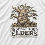 Respect Your Elders, Some of US Predate Your Entire Civilization Version 2 T‑Shirt