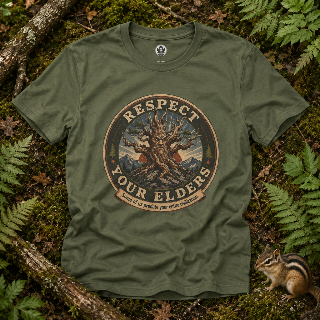Respect Your Elders, Some of US Predate Your Entire Civilization Version 3 T‑Shirt