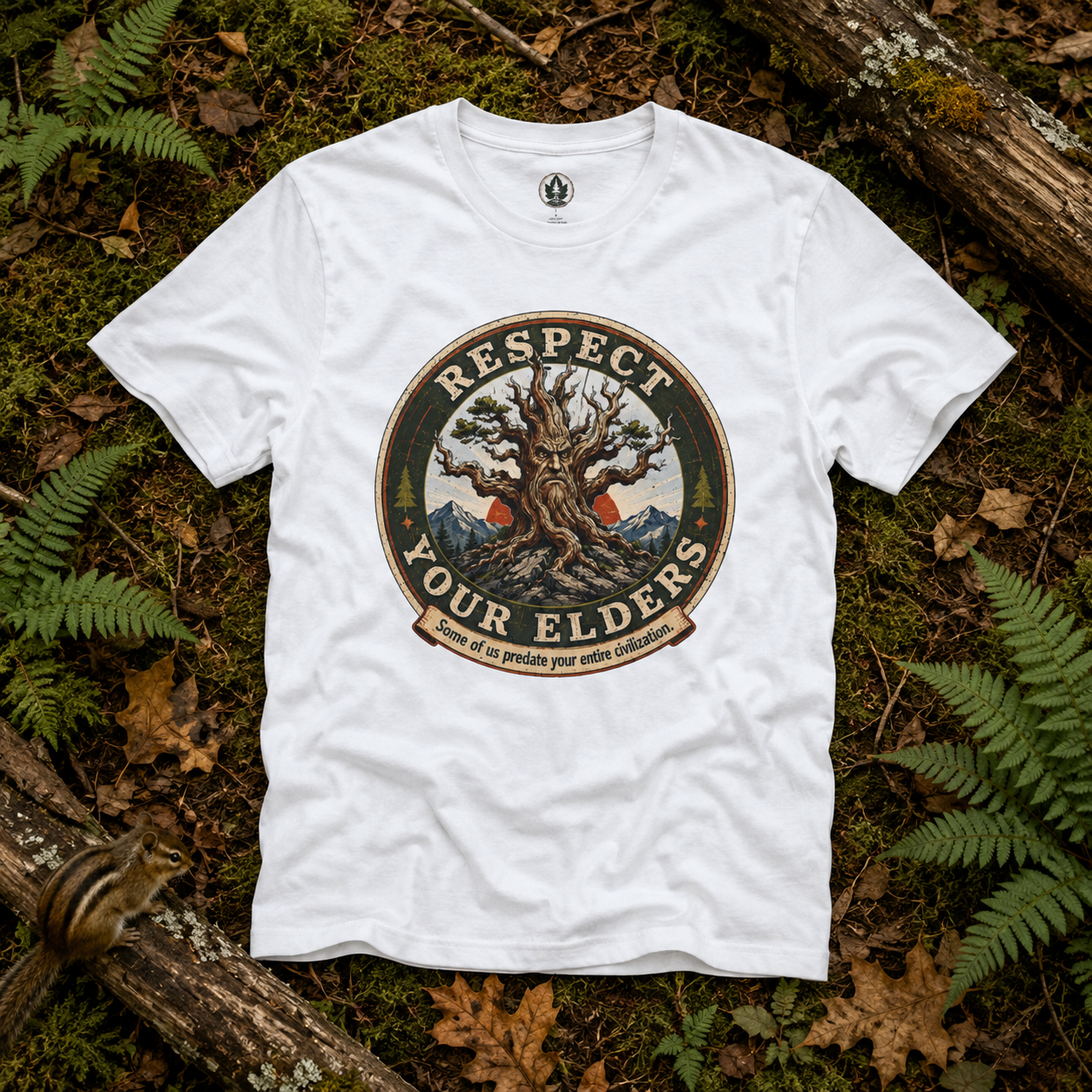 Respect Your Elders, Some of US Predate Your Entire Civilization Version 3 T‑Shirt