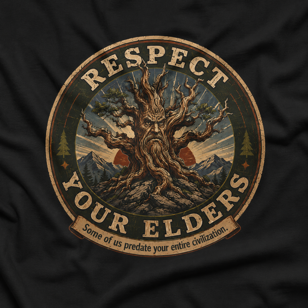 Respect Your Elders, Some of US Predate Your Entire Civilization Version 3 T‑Shirt