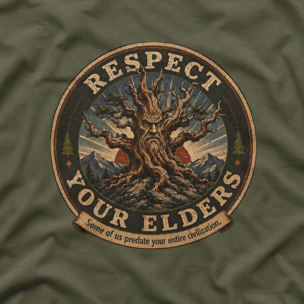 Respect Your Elders, Some of US Predate Your Entire Civilization Version 3 T‑Shirt