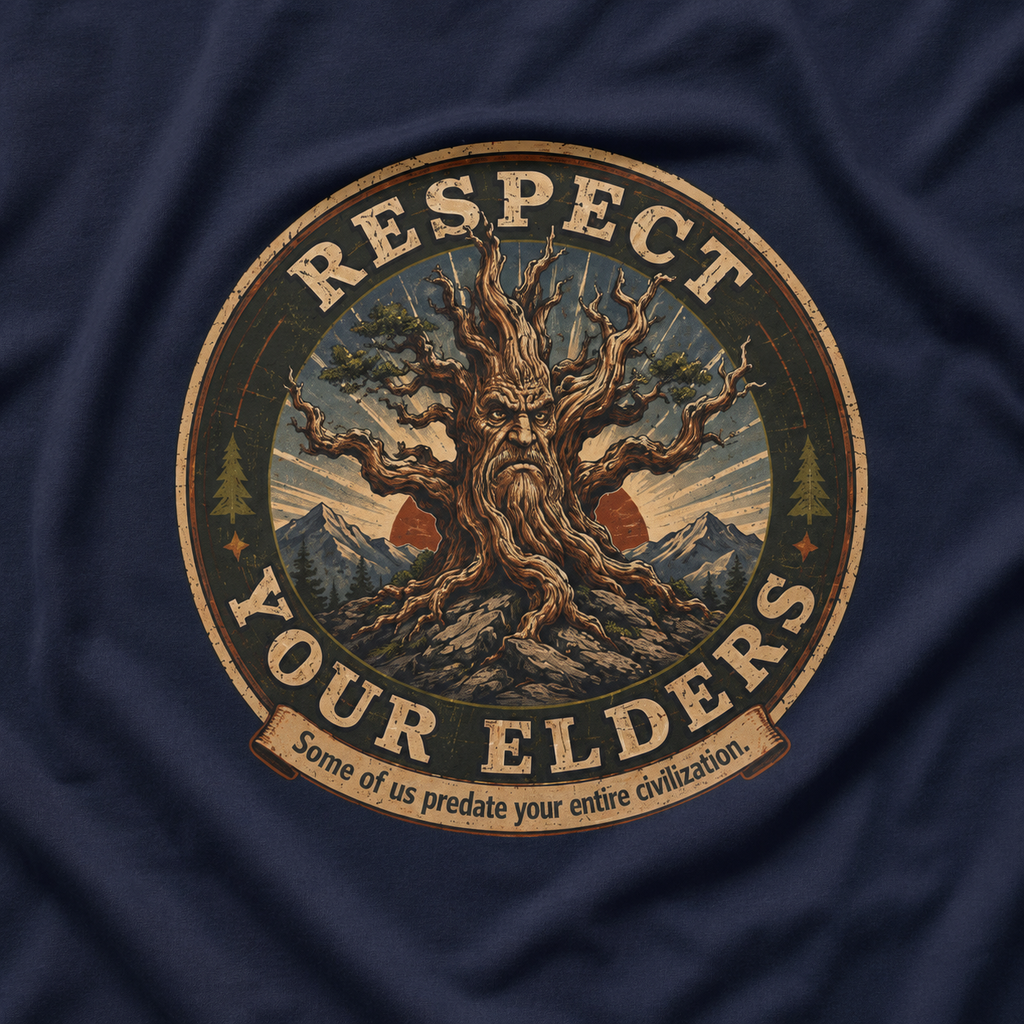 Respect Your Elders, Some of US Predate Your Entire Civilization Version 3 T‑Shirt