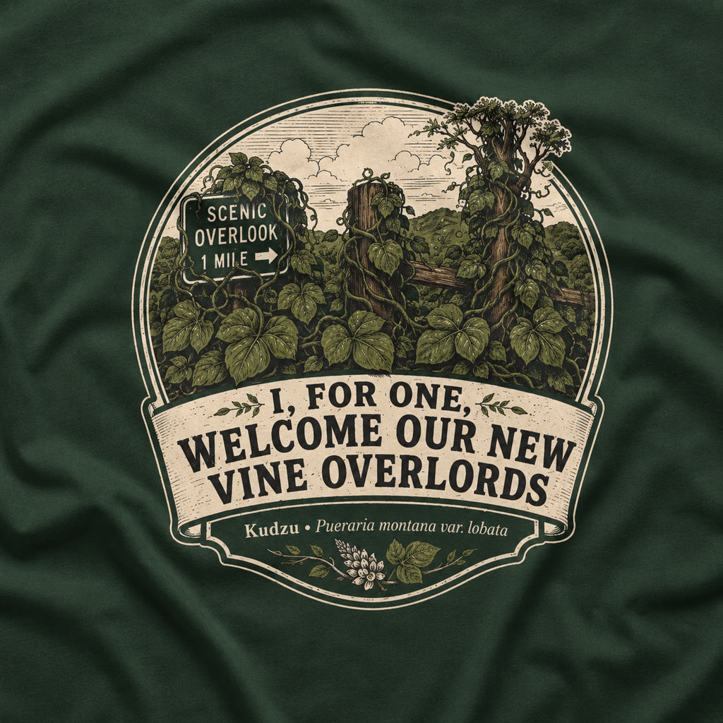 I, For One, Welcome Our New Vine Overlords  T‑Shirt