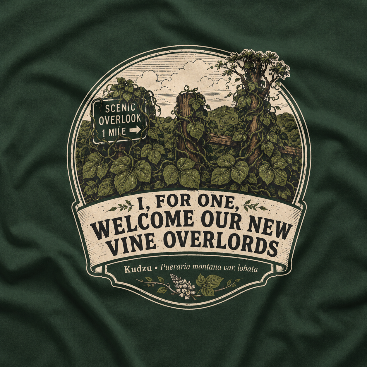 I, For One, Welcome Our New Vine Overlords  T‑Shirt