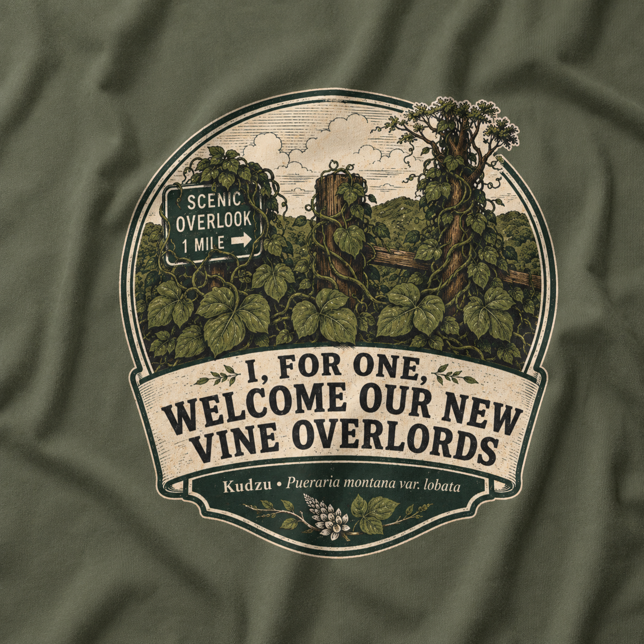 I, For One, Welcome Our New Vine Overlords  T‑Shirt
