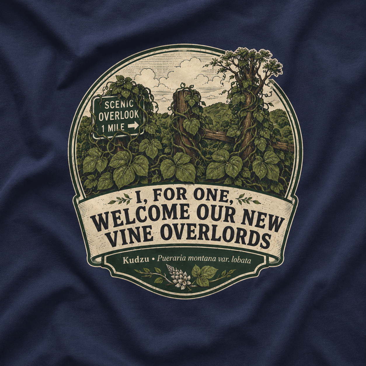 I, For One, Welcome Our New Vine Overlords  T‑Shirt