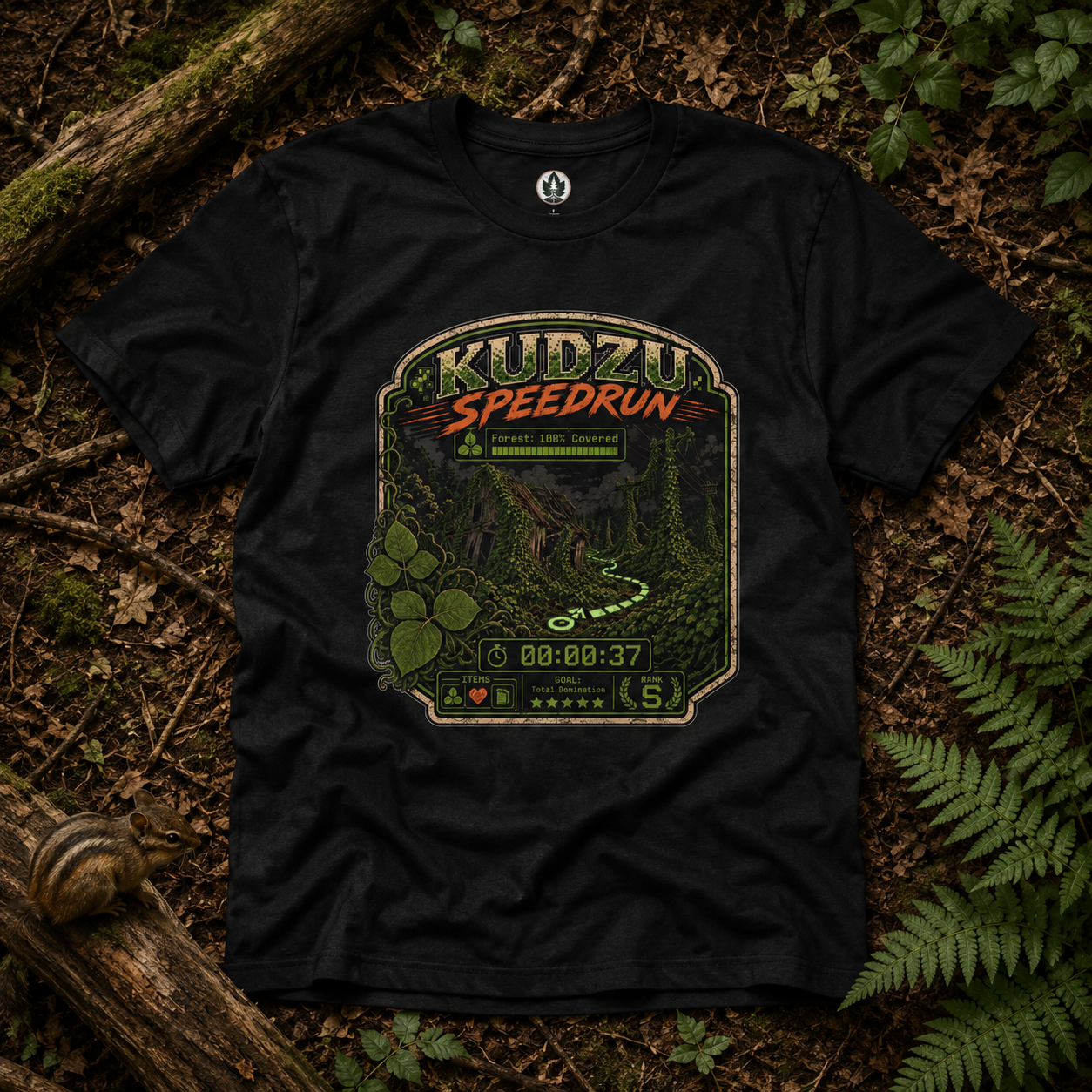 Kudzu Speedrun Version 1 T‑Shirt