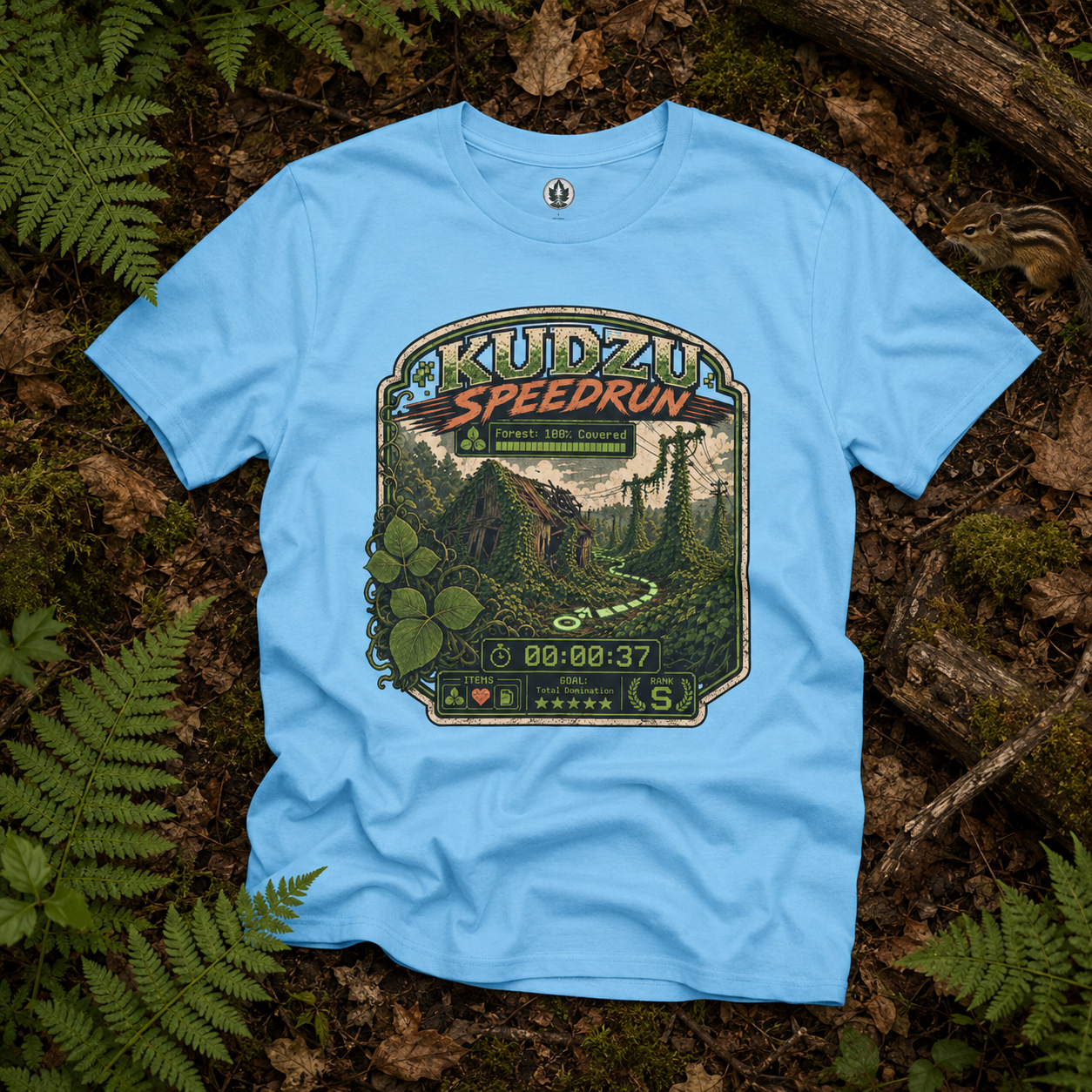 Kudzu Speedrun Version 1 T‑Shirt