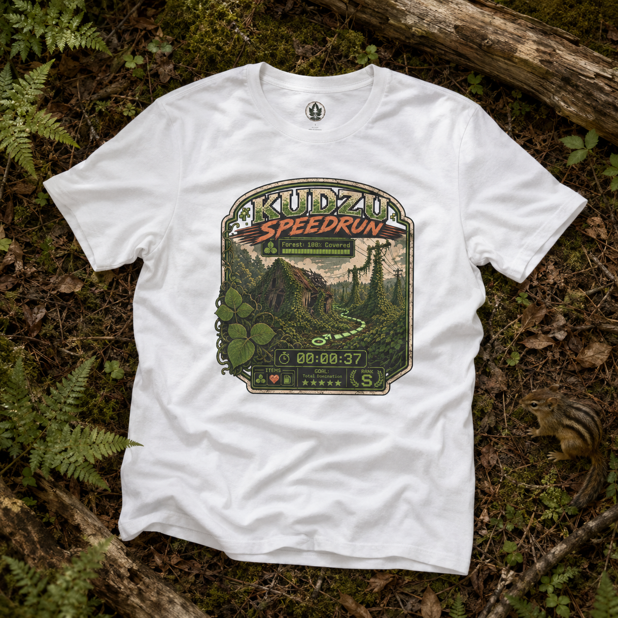 Kudzu Speedrun Version 1 T‑Shirt
