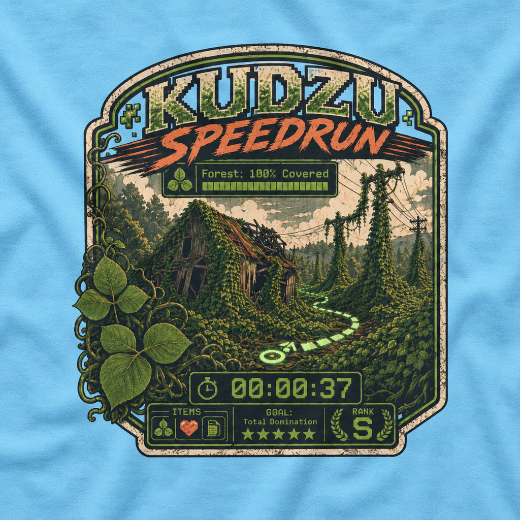 Kudzu Speedrun Version 1 T‑Shirt