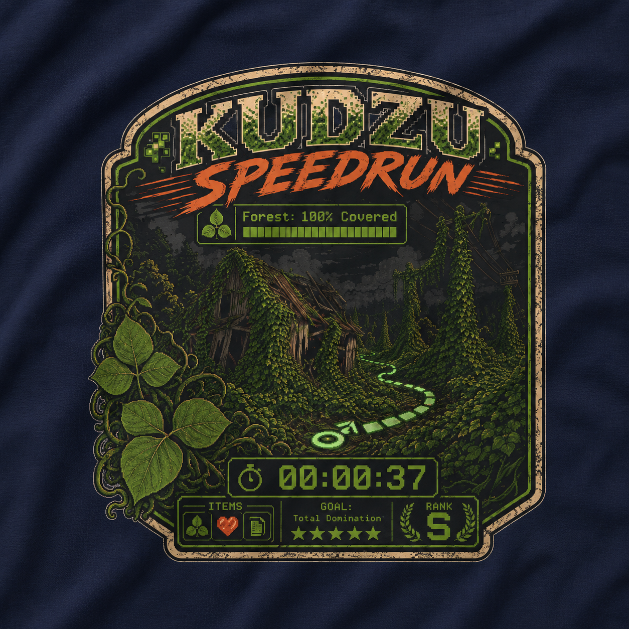 Kudzu Speedrun Version 1 T‑Shirt