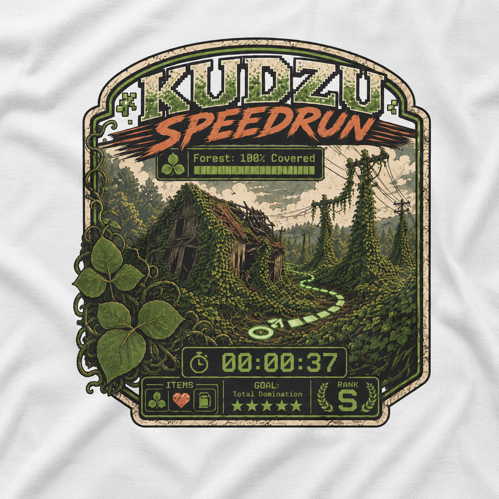 Kudzu Speedrun Version 1 T‑Shirt
