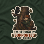 Emotionally Supported by Trees Version 2 T‑Shirt