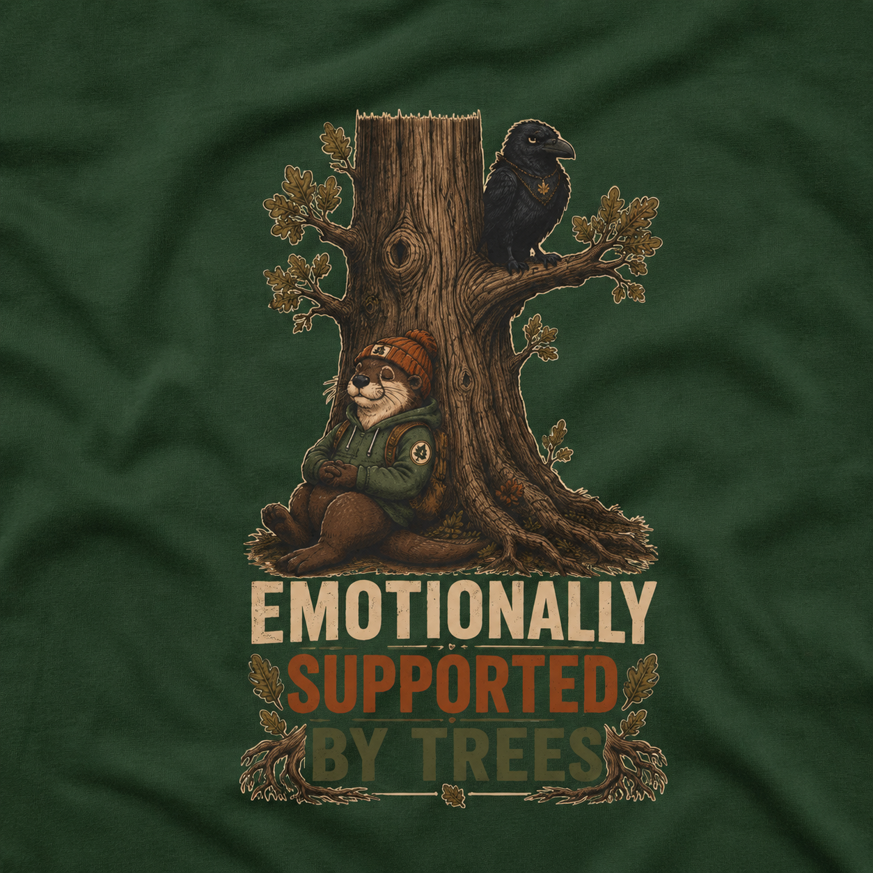 Emotionally Supported by Trees Version 3 T‑Shirt