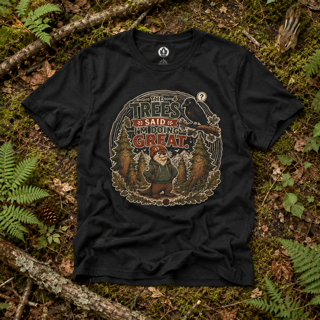 The Trees Said I am Doing Great Otto and Echo T‑Shirt