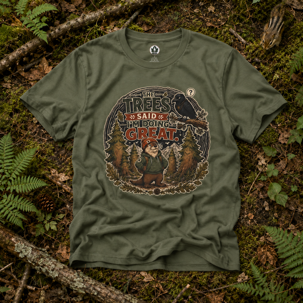 The Trees Said I am Doing Great Otto and Echo T‑Shirt