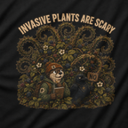 Invasive Plants are Scary Otto and Echo T‑Shirt