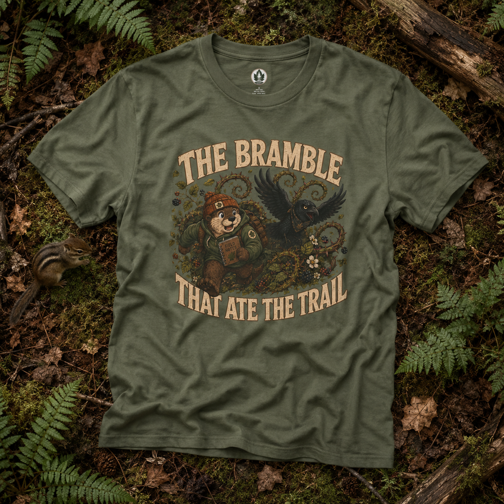 The Bramble That Ate the Trail Otto and Echo T‑Shirt