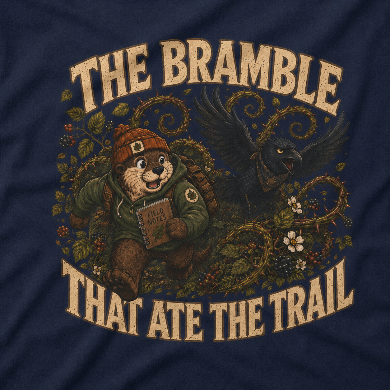 The Bramble That Ate the Trail Otto and Echo T‑Shirt